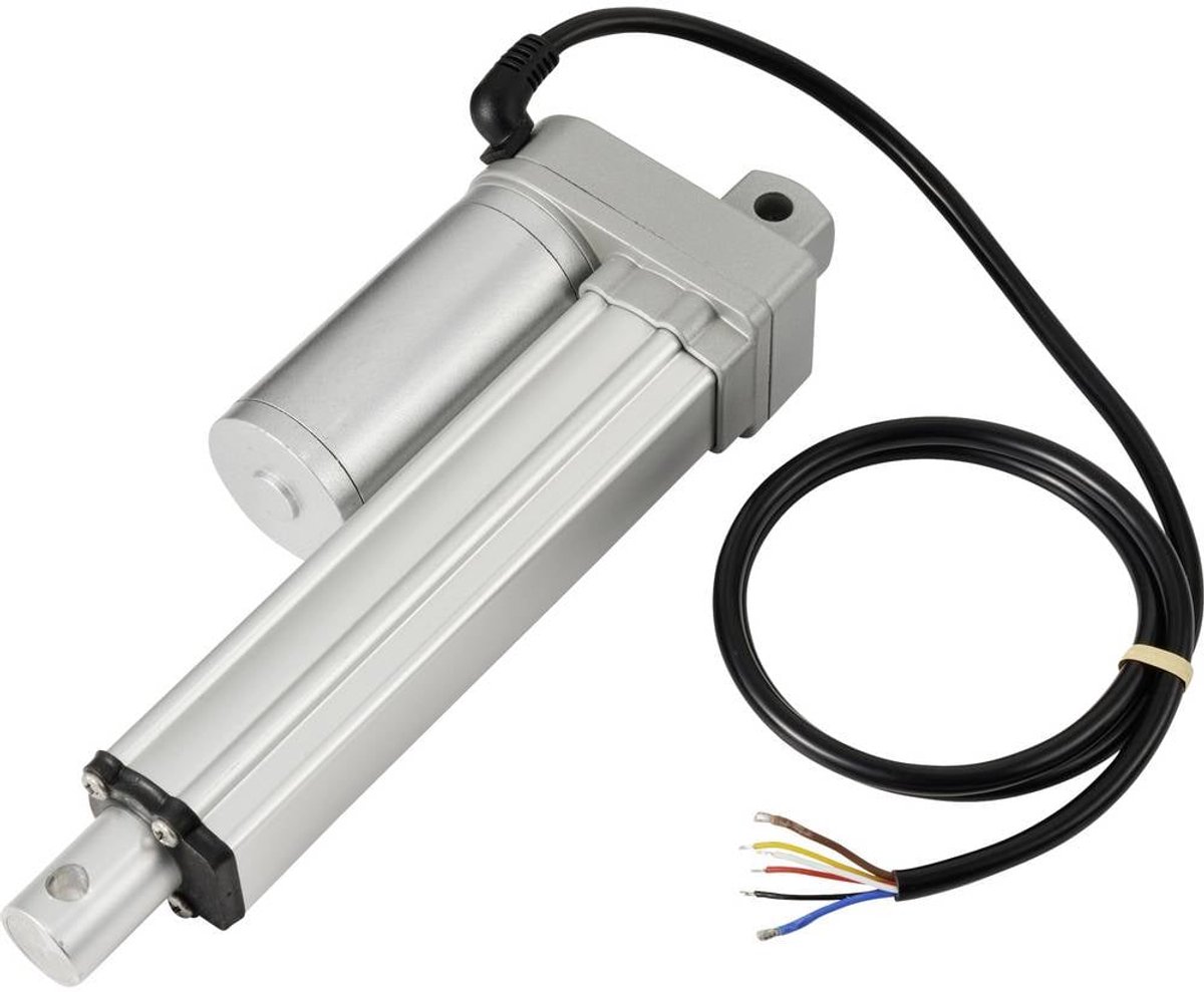 TRU COMPONENTS Elektrische cilinder TC24-100-500P TC-13492800 Slaglengte 100 mm Schuifkracht 500 N 24 V/DC 1 stuk(s)