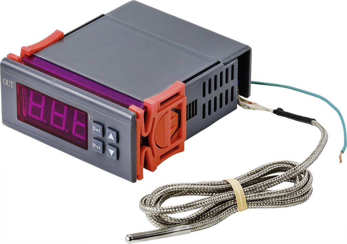 TRU COMPONENTS Temperatuurregelaar -30 tot 999 °C Relais 10 A (l x b x h) 77 x 87 x 35 mm