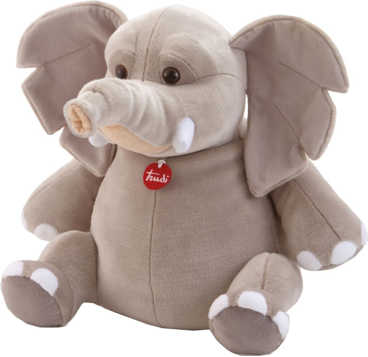 Trudi Pluchen Knuffelolifant Elio 42 Cm Grijs
