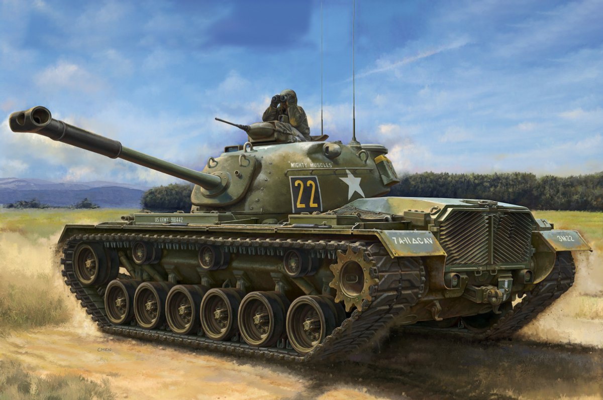 Trumpeter Modelbouwpakket Militaire voertuigen - 63532 M48A2 MBT Patton - Tank Plastic - 1:35 -