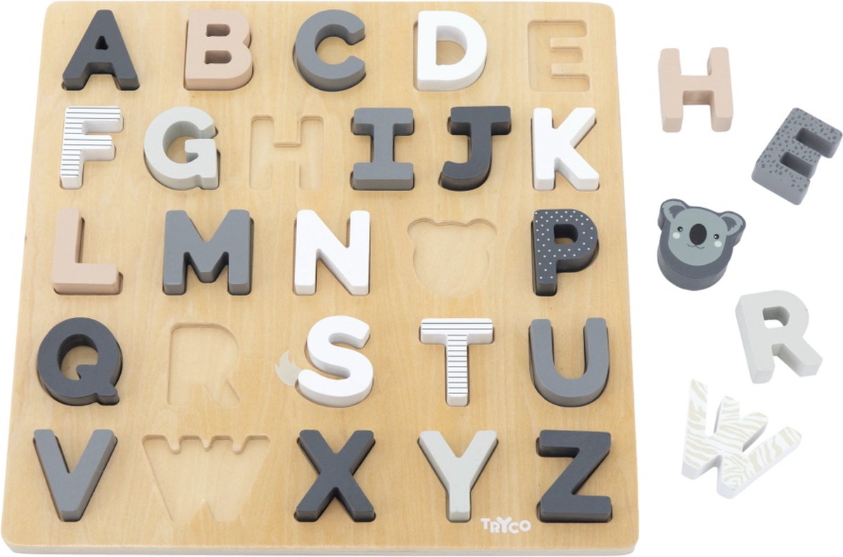 Tryco Alfabet Houten Blokken TR-353015