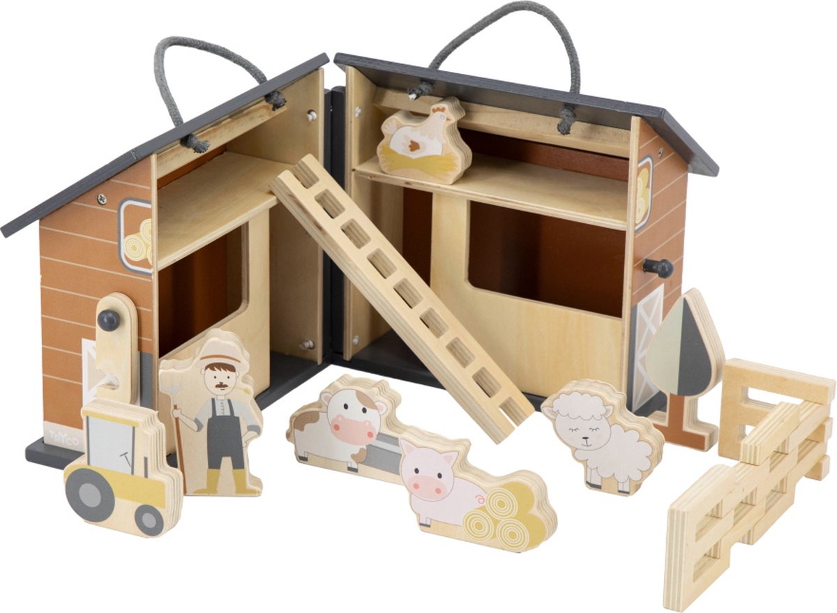 Tryco Inklapbare Houten Boerderij TR-353004