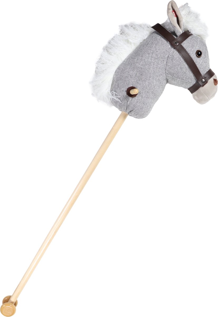 Tryco Milo Grijs Stokpaard met Geluid TR-120112