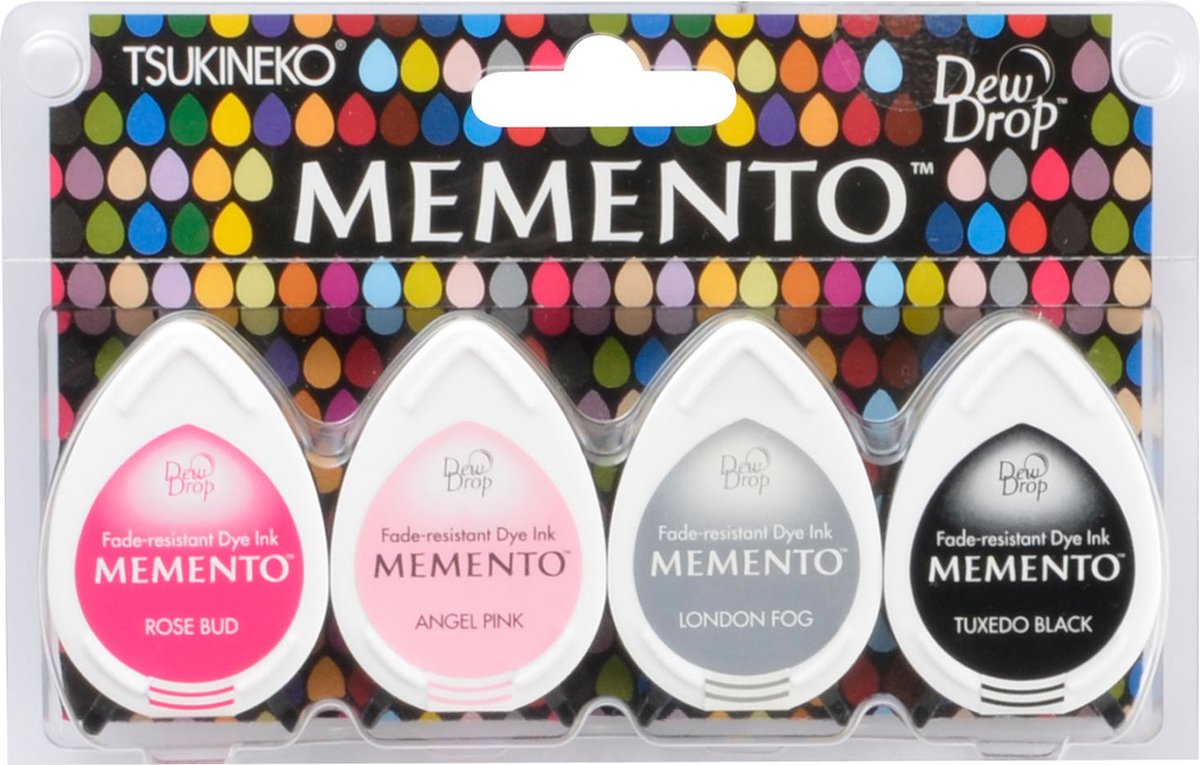 4 inktdruppels - Memento Tsukineko