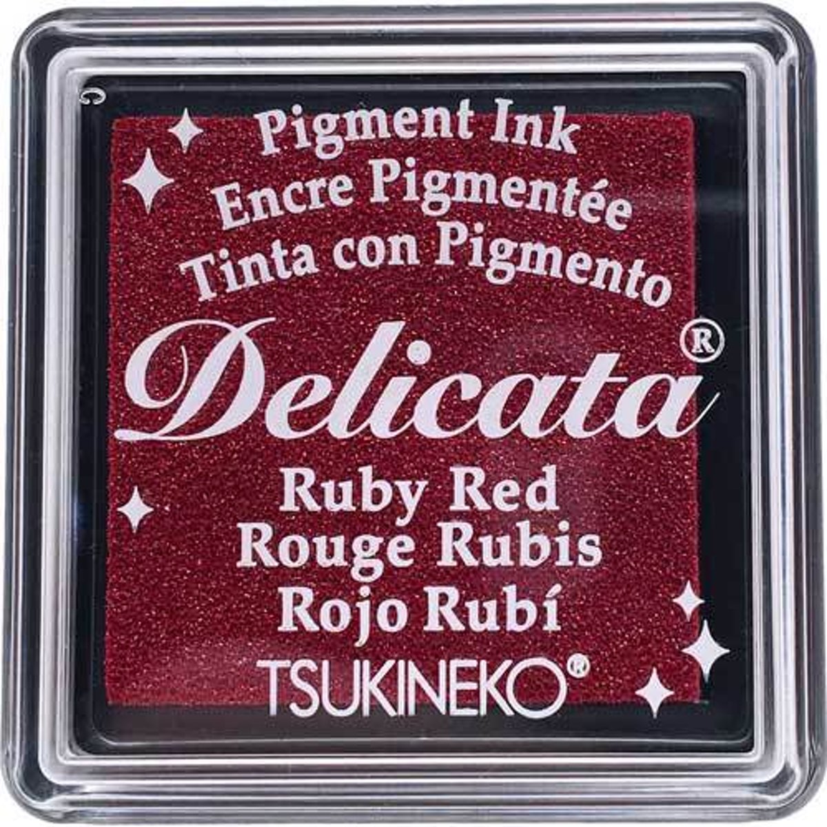 DE-SML-325 Delicata small inkpads Ruby red