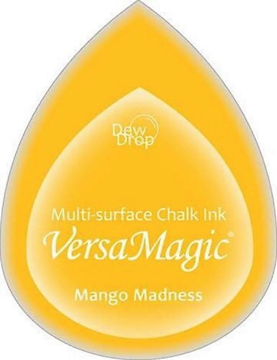 GD11 Versamagic dewdrop inktkussen met krijt pastel mango madness oranje