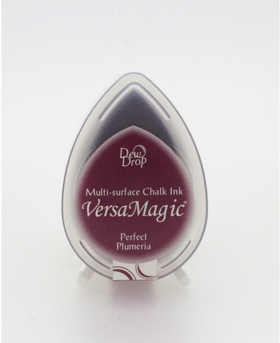 GD54 Versamagic dewdrop inktkussen met krijt pastel Perfect Plumeria pruim paars
