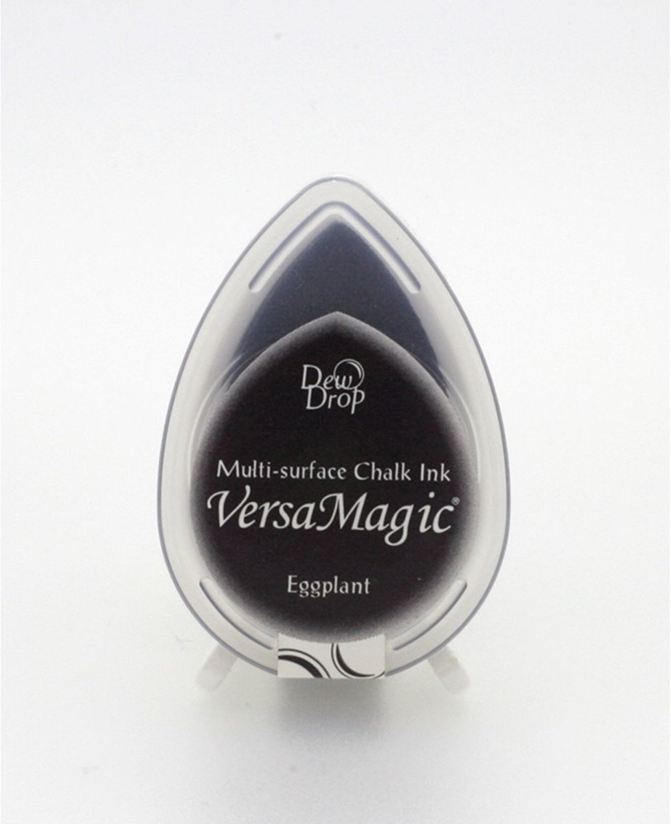 GD63 Versamagic dewdrop inktkussen met krijt pastel Eggplant aubergine paars