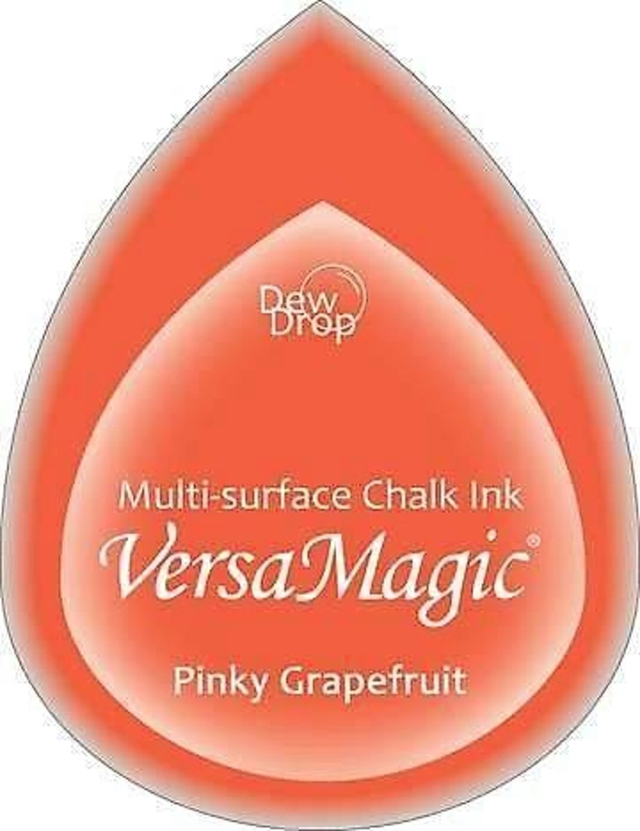 GD74 Versamagic dewdrop inktkussen met krijt pastel Pink Grapefruit roze
