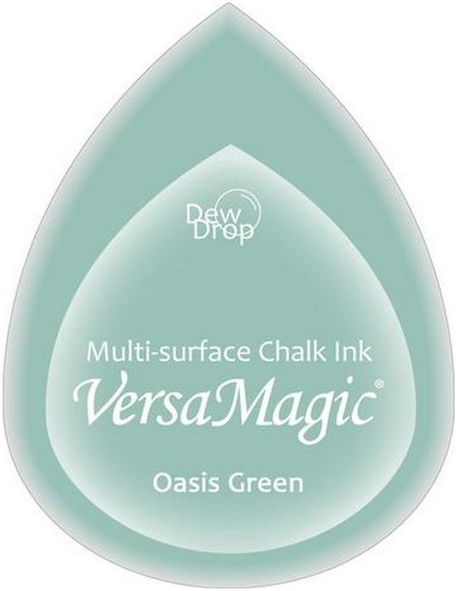 GD79 Versamagic dewdrop inktkussen met krijt pastel oasis green licht groen