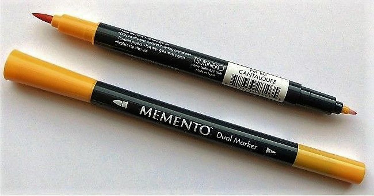 Memento dual marker Cantaloupe oranje geel PM-103