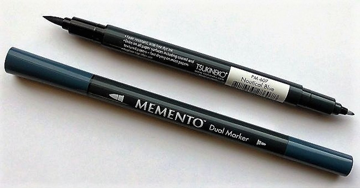 Memento dual marker Nautical Blue donkerblauw blauw PM-607