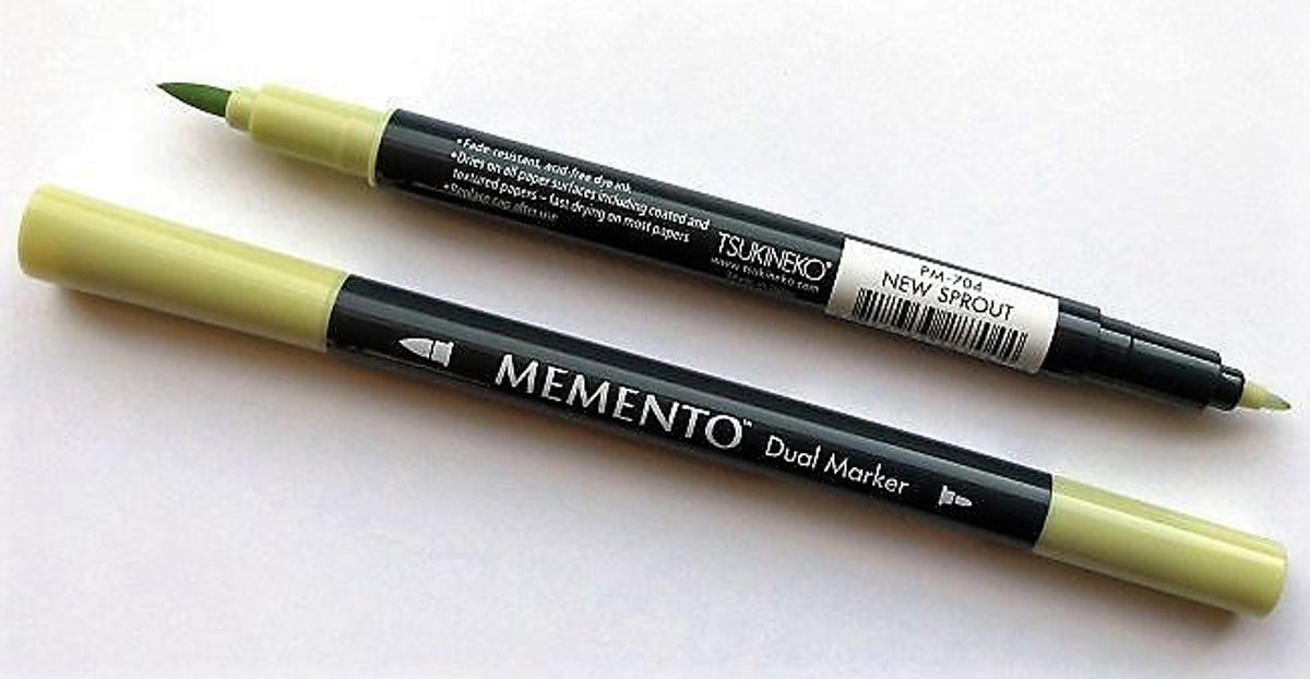 Memento dual marker New Sprout licht groen PM-704