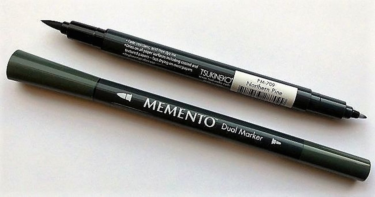 Memento dual marker Northern Pine Donker groen PM-709