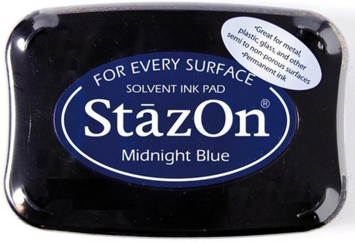 SZ-62 Stazon sneldrogend stempelkussen Midnight Blue blauw