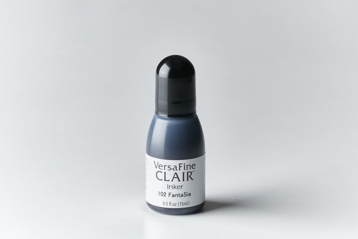   - versafine clair inkt refill - 102 Fantasia - paars blauw - 15 ml stempel inkt - reïnker