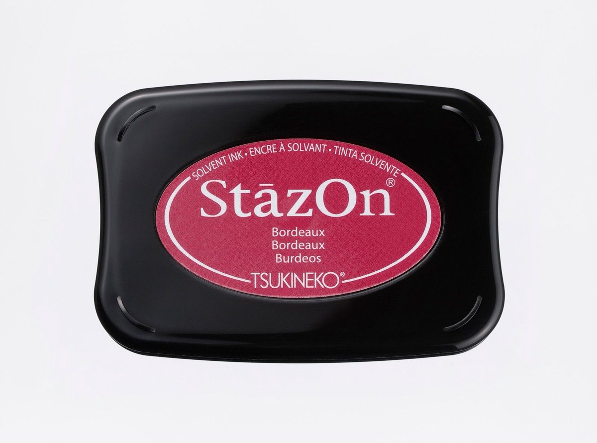 Tsukineko StazOn Stempelkussen Bordeaux