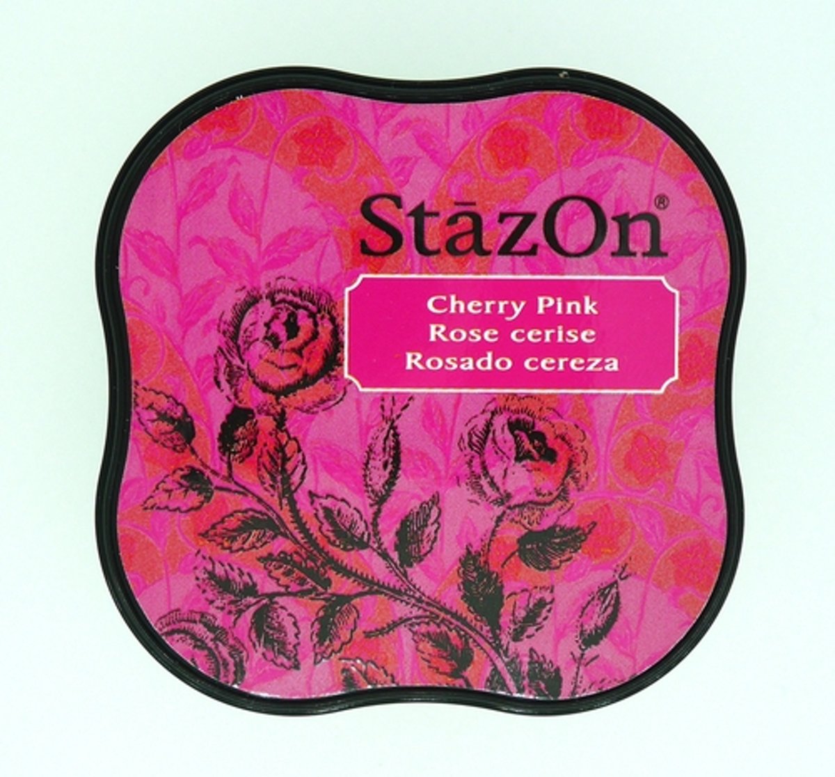   • StazOn Midi Inkpad Cherry pink
