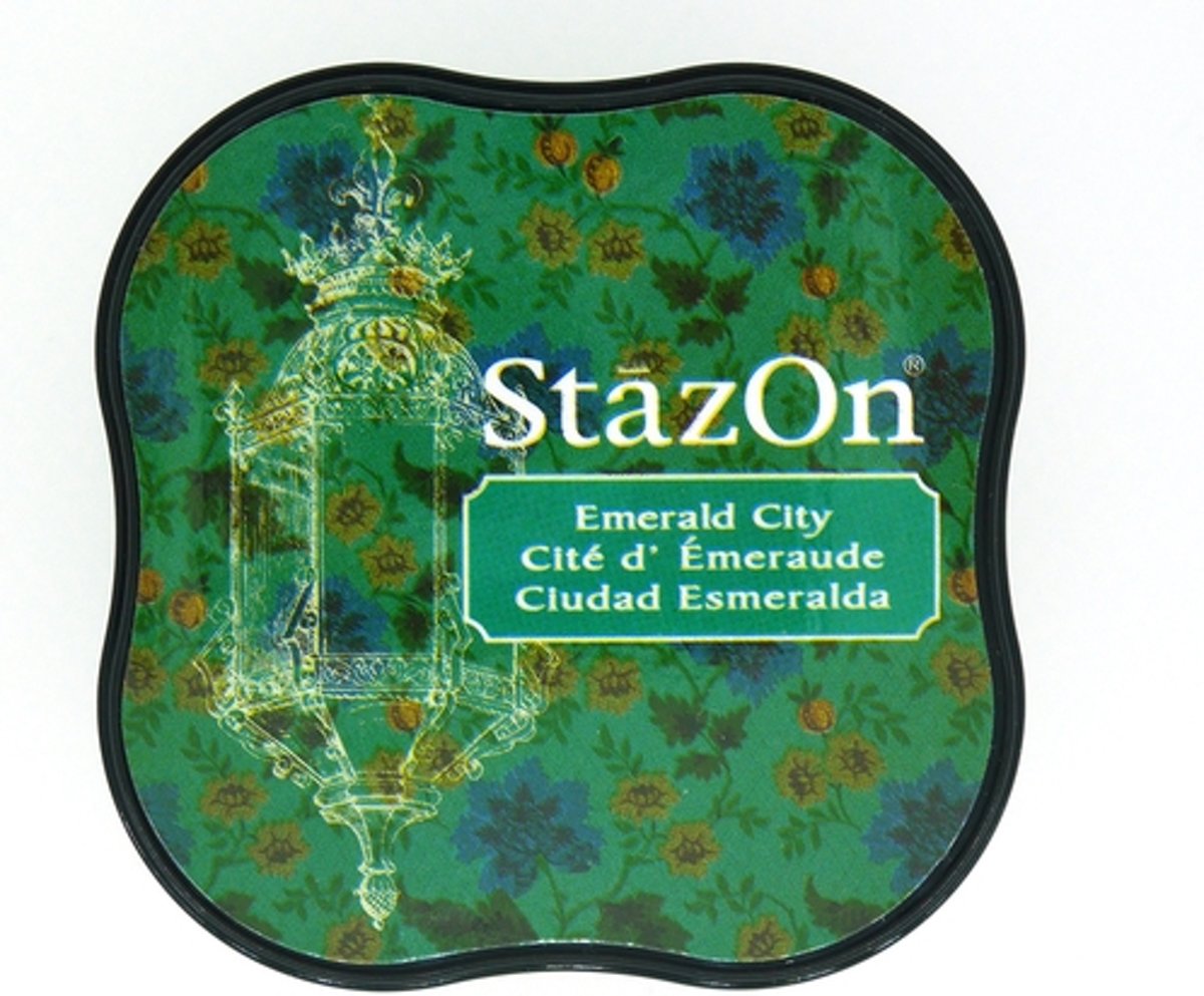   • StazOn Midi Inkpad Emerald city