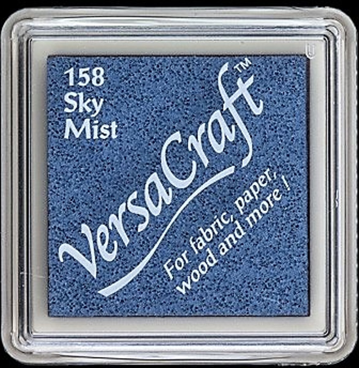 VKS-158 Versacraft stempelkussen small Sky Mist grijsblauw grijs blauw inkt papier textiel en stof