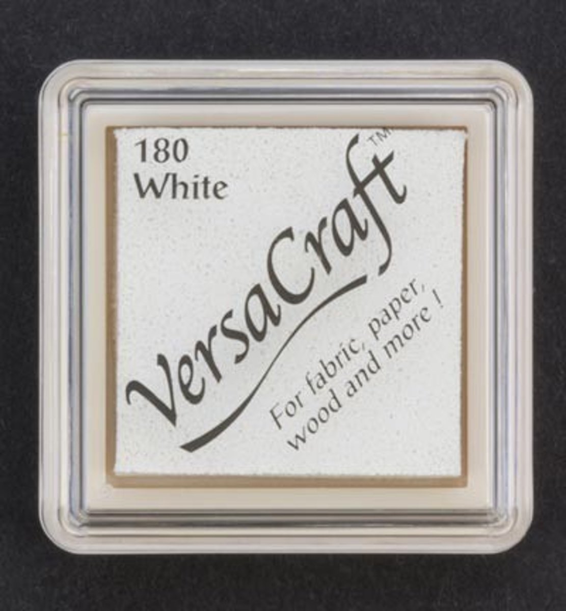 VKS-189 White Versacraft inktkussen wit small inkt textiel stof