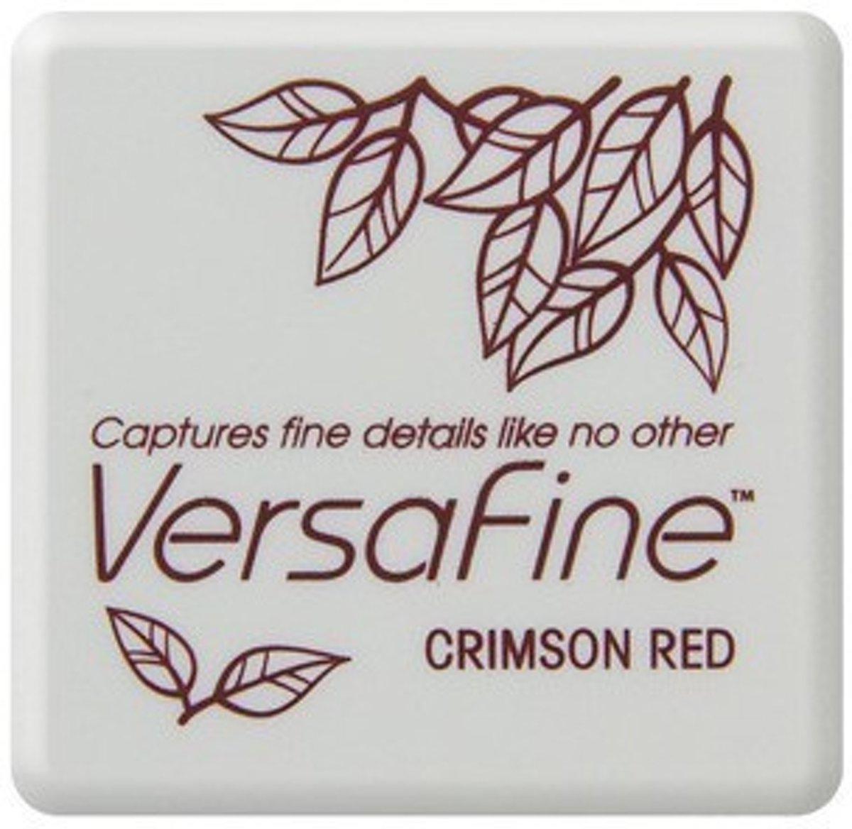 VersaFine inkpad 3x3cm crimson red