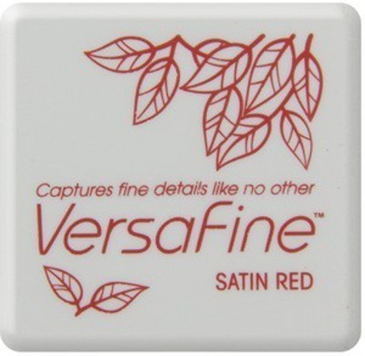 VersaFine inkpad 3x3cm satin red
