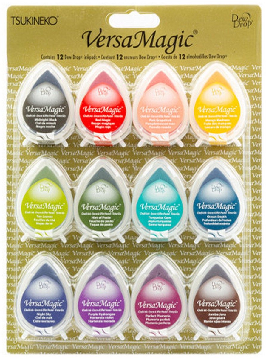 VersaMagic - dew drop set 1 - 12pack - dewdrops - inkussens