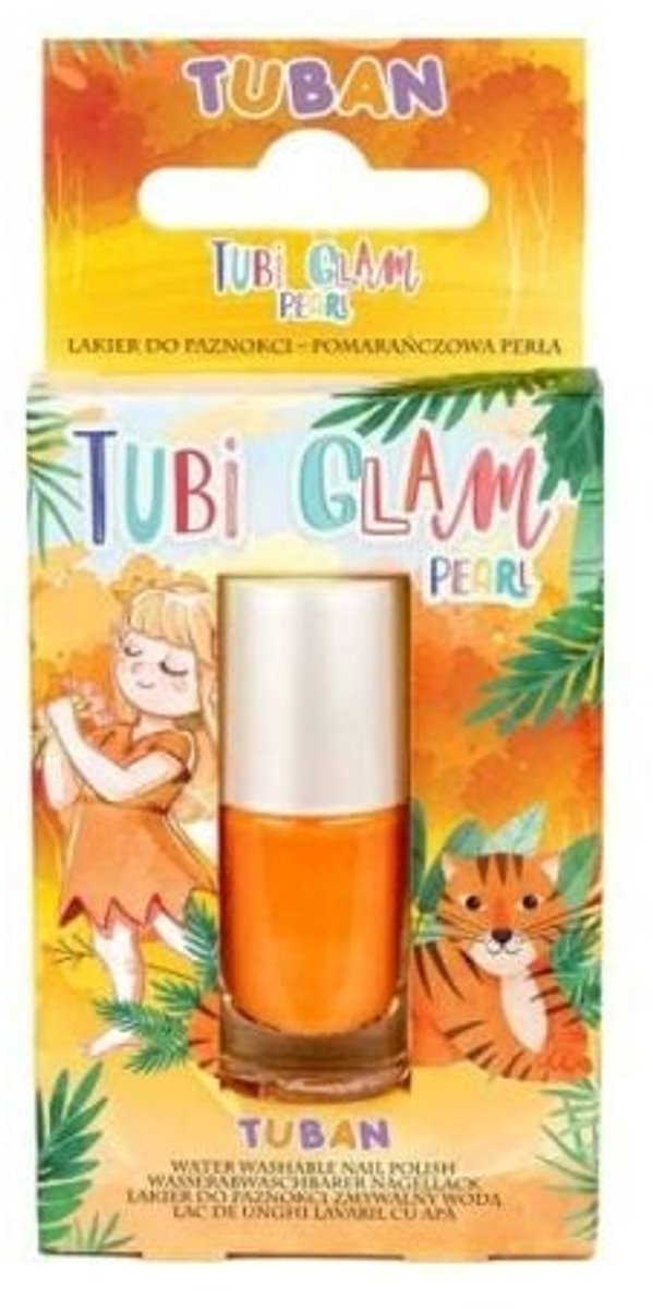   - Nagellak Tubi Glam – parel oranje