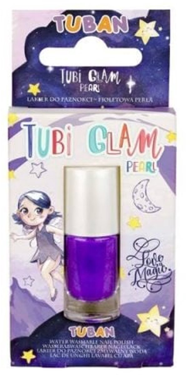   - Nagellak Tubi Glam – parel paars