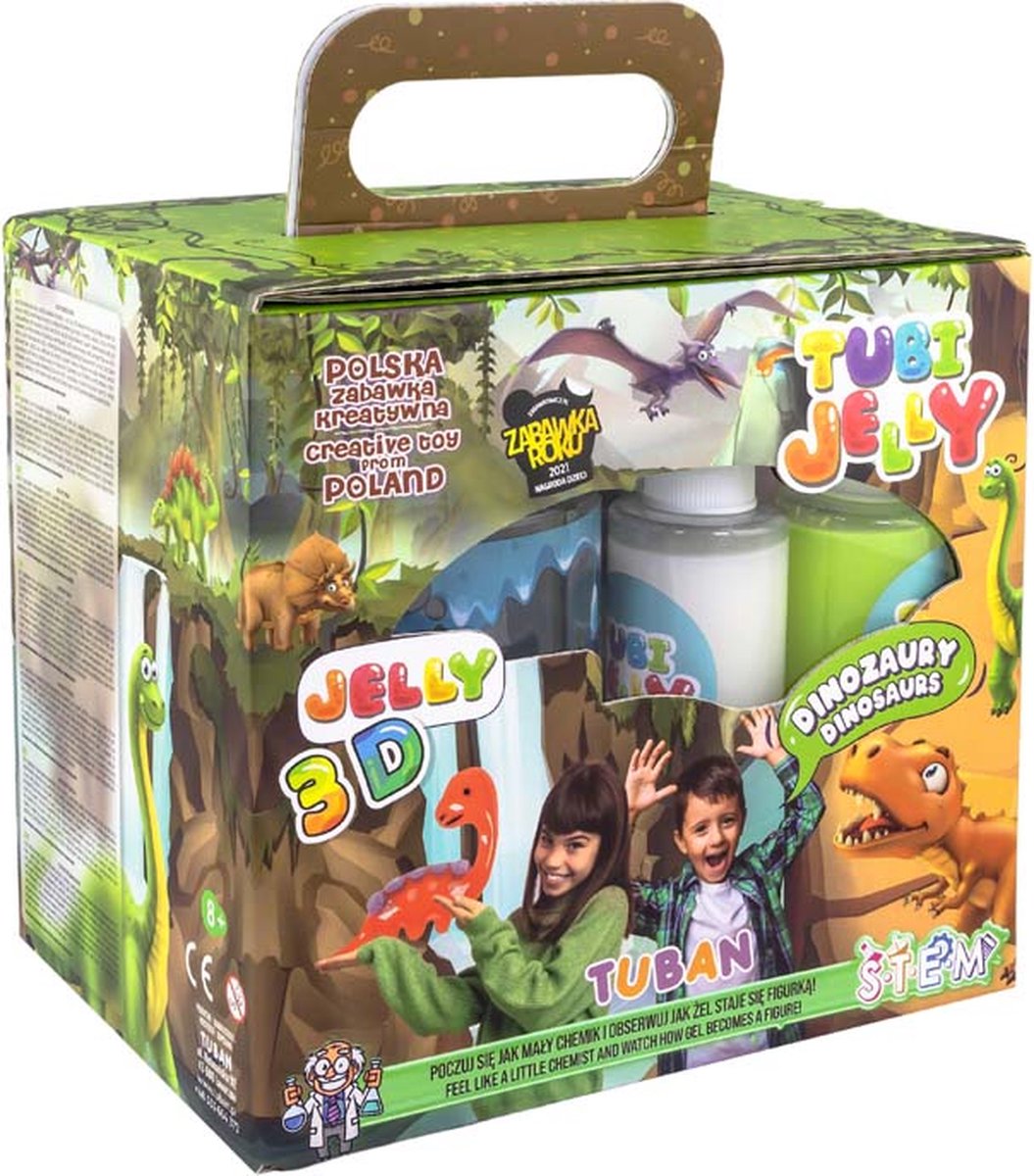 Tuban Knutselkit Tubi Jelly Dinosaurs
