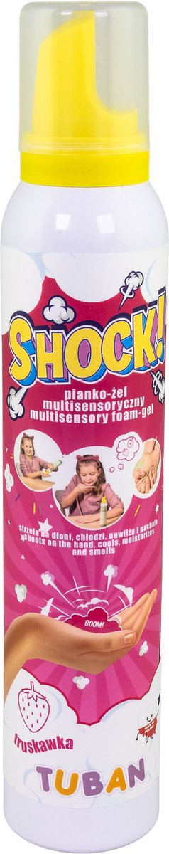 Tuban Tuban - Shock! – Multisensory Foam-Gel – Strawberry 200 ml
