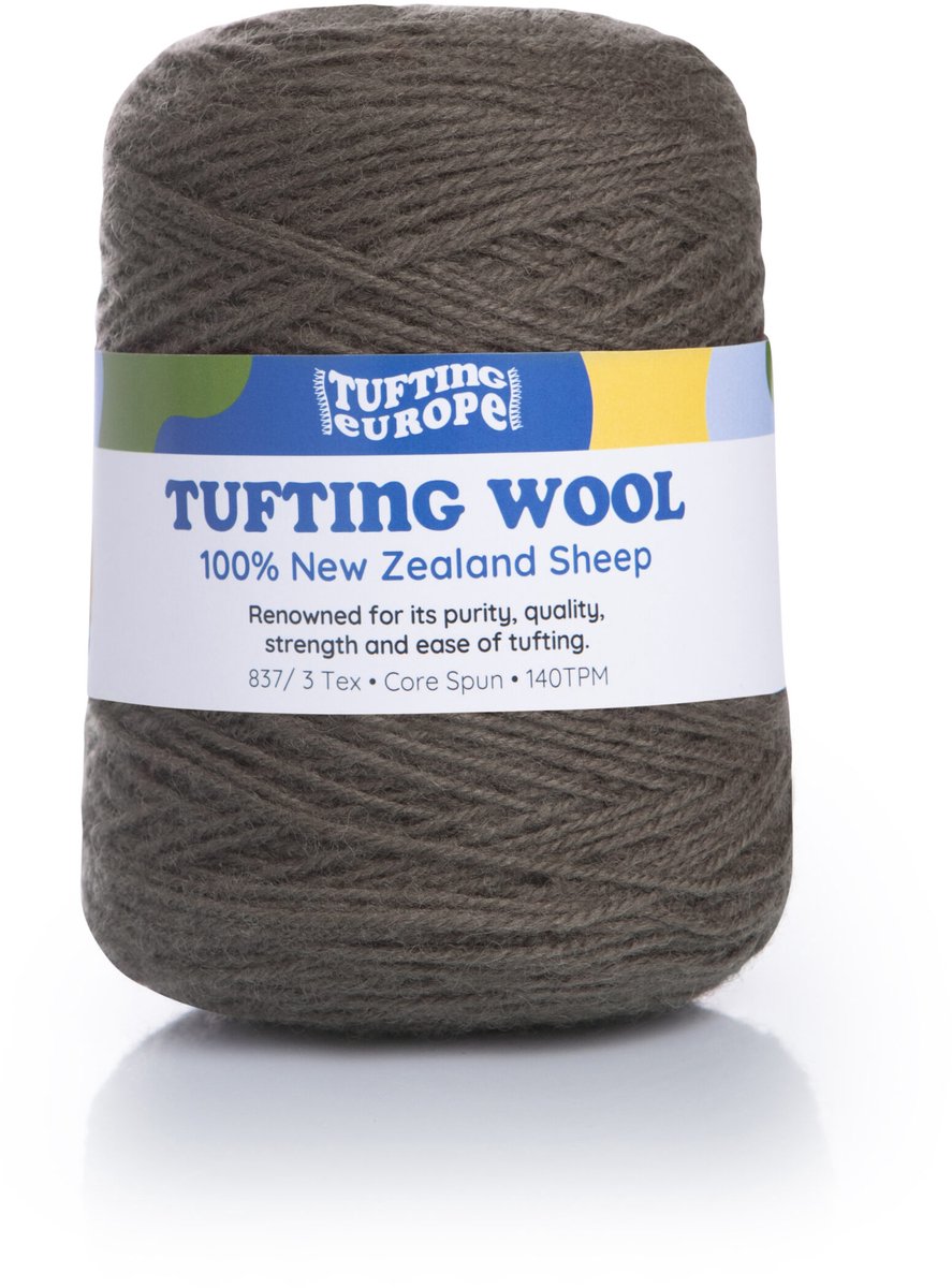 Donkerbruin 500 g Wol Tufting Garen Tufting Yarn - 100% Nieuw-Zeelandse Wol