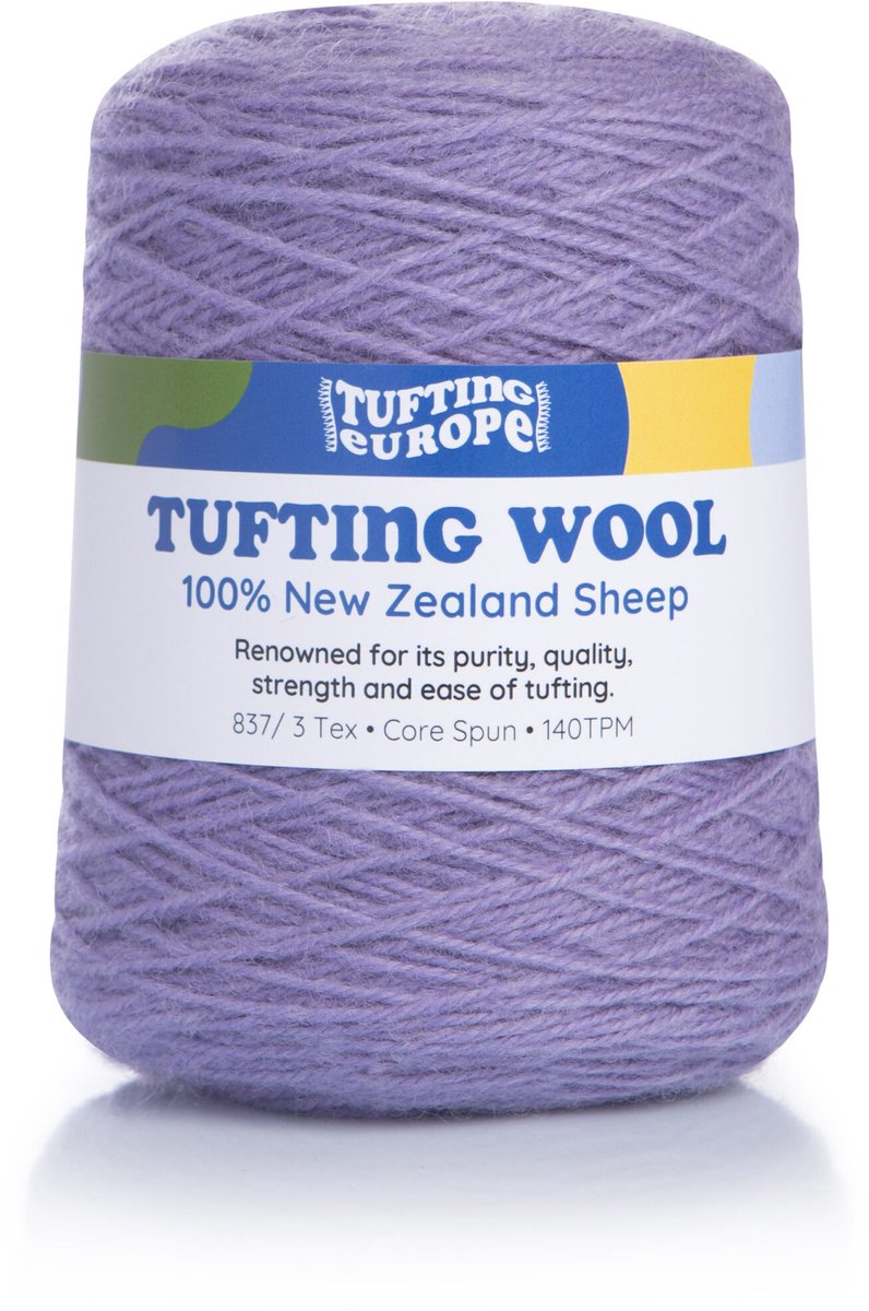 Violet 500 g Wol Tufting Garen Tufting Yarn - 100% Nieuw-Zeelandse Wol