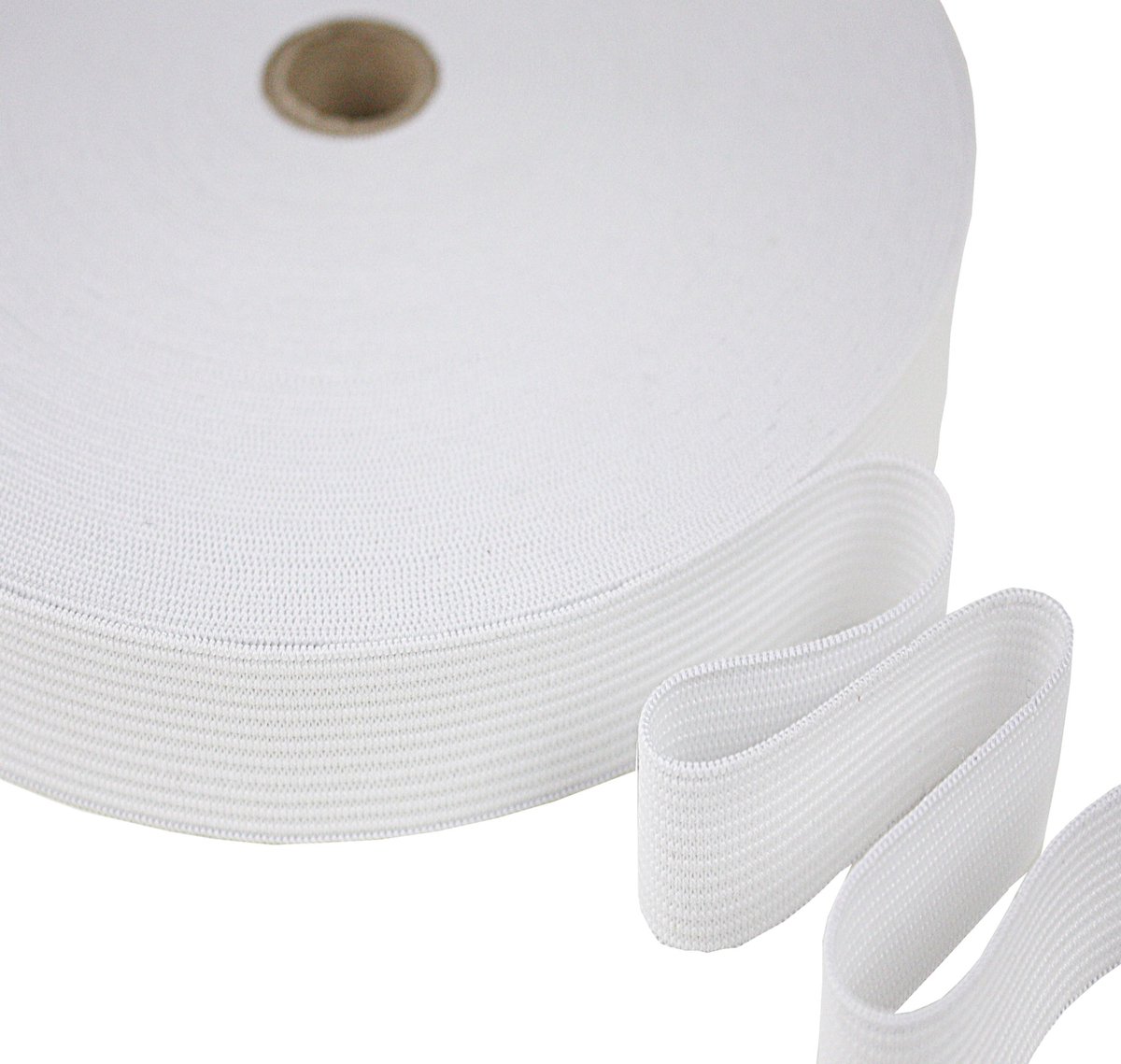 Elastiek 25mm Wit 25m - Kleding & Ambachten