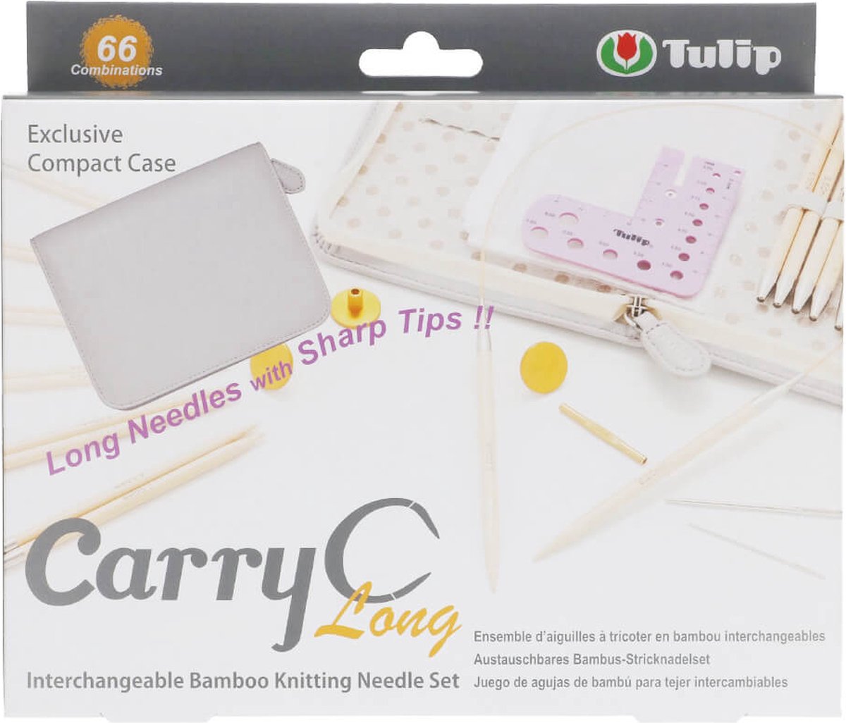 Tulip CarryC Long verwisselbare breipunten set bamboe.