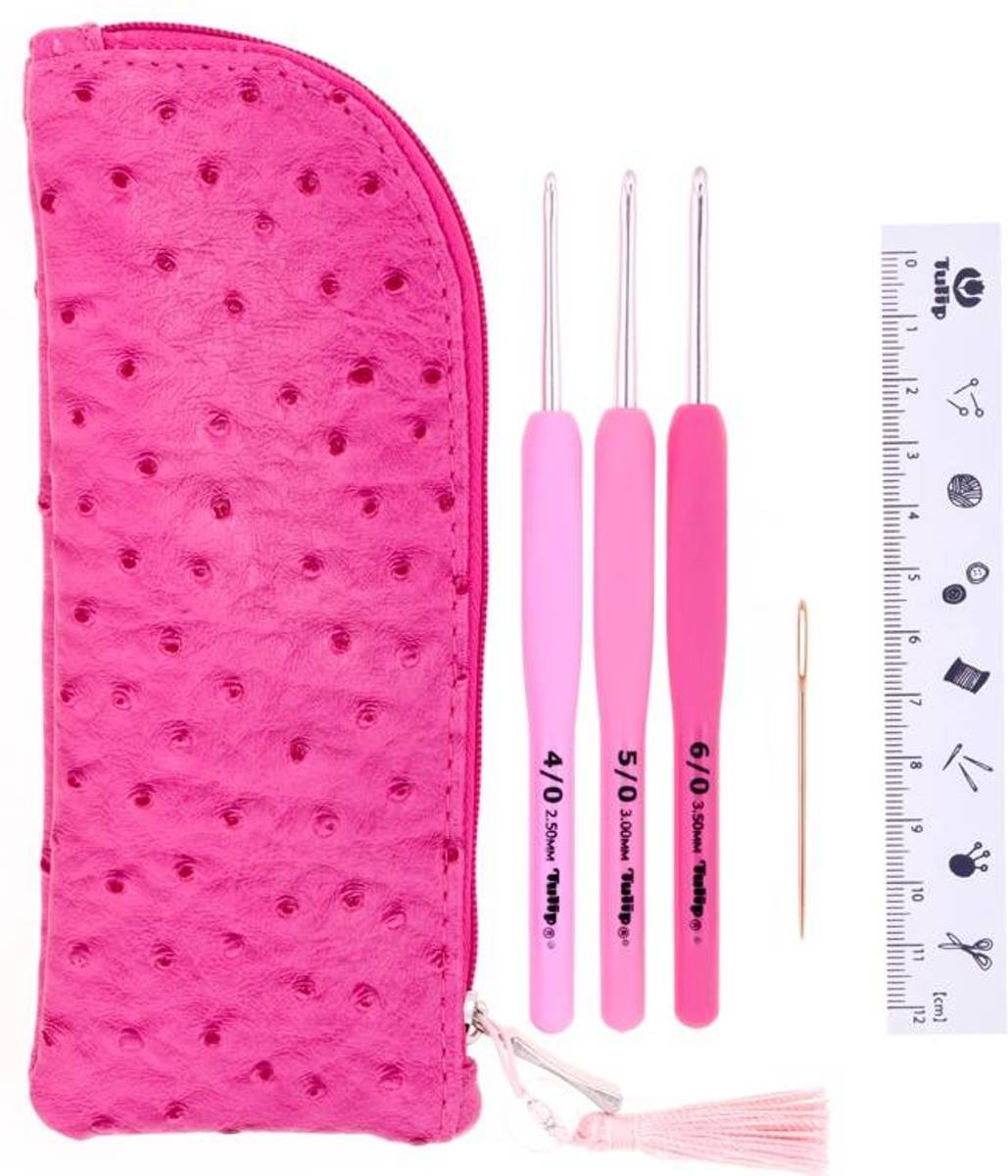 Tulip Etimo Rose haaknaaldenset etui