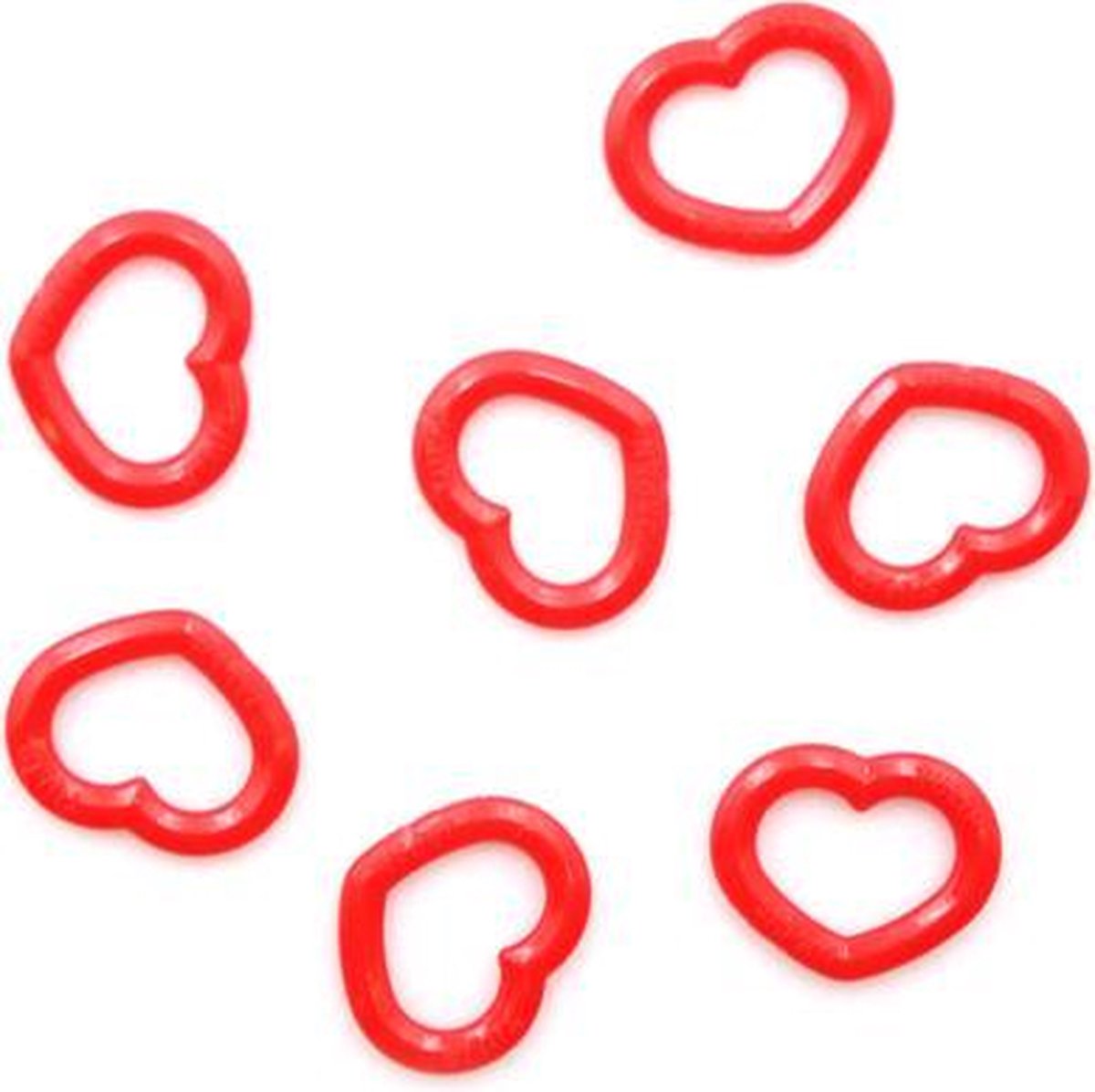   Kleine  s Hart (s) - Rood - 7 Stuks