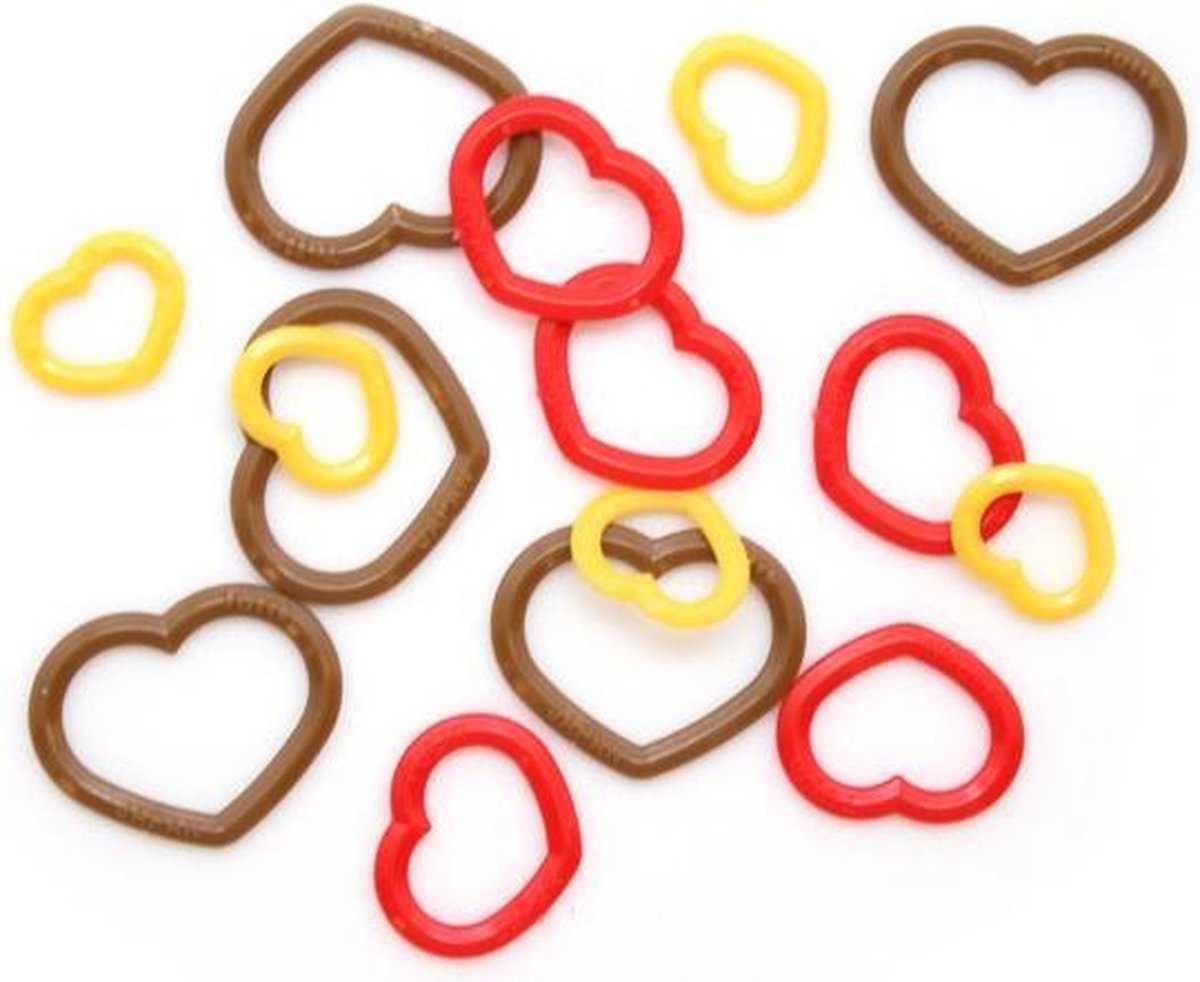   Markeerringen Hart Meerkleurig S/M/L