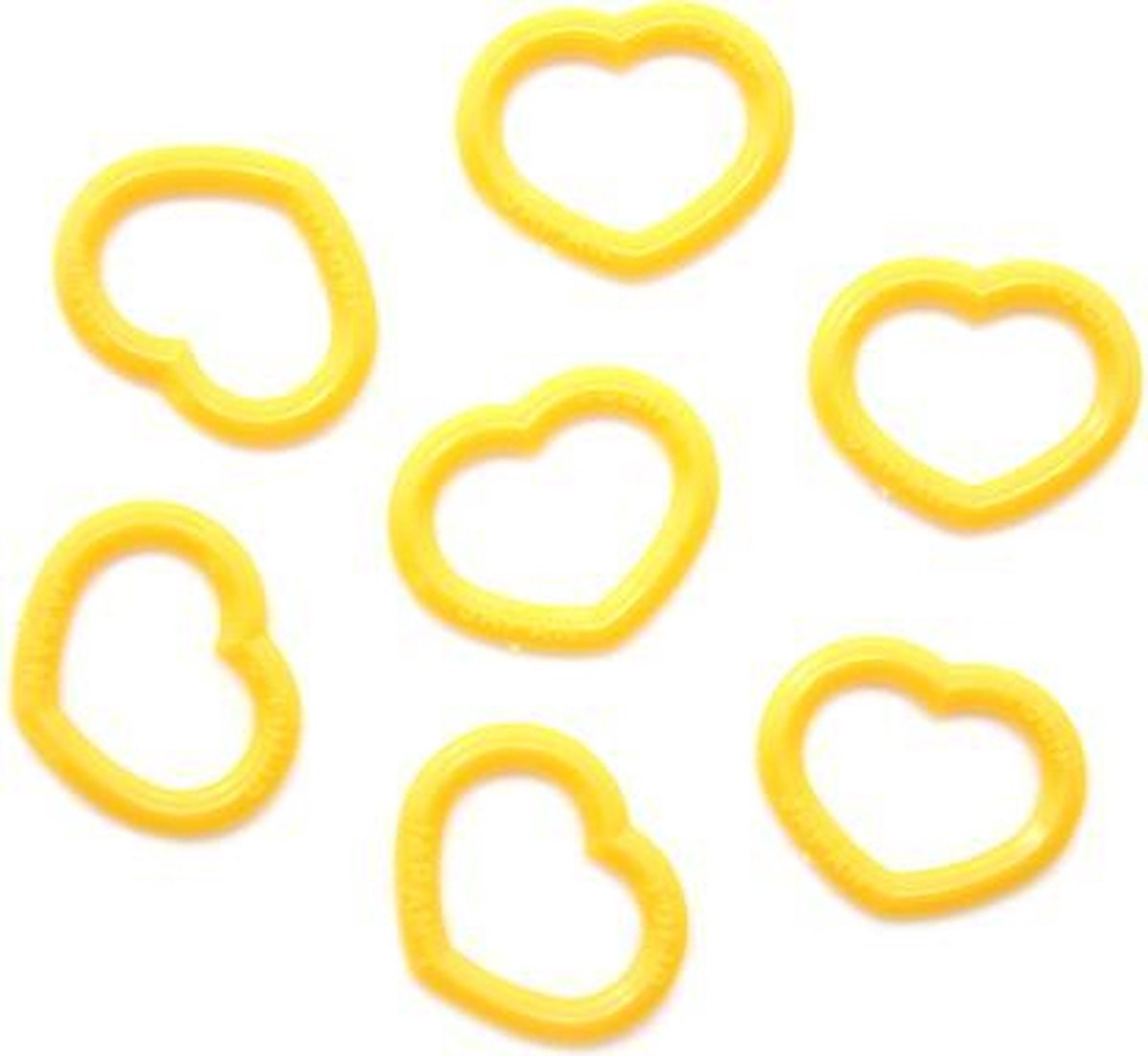   Markeerringen Hart Uni 1 Geel M