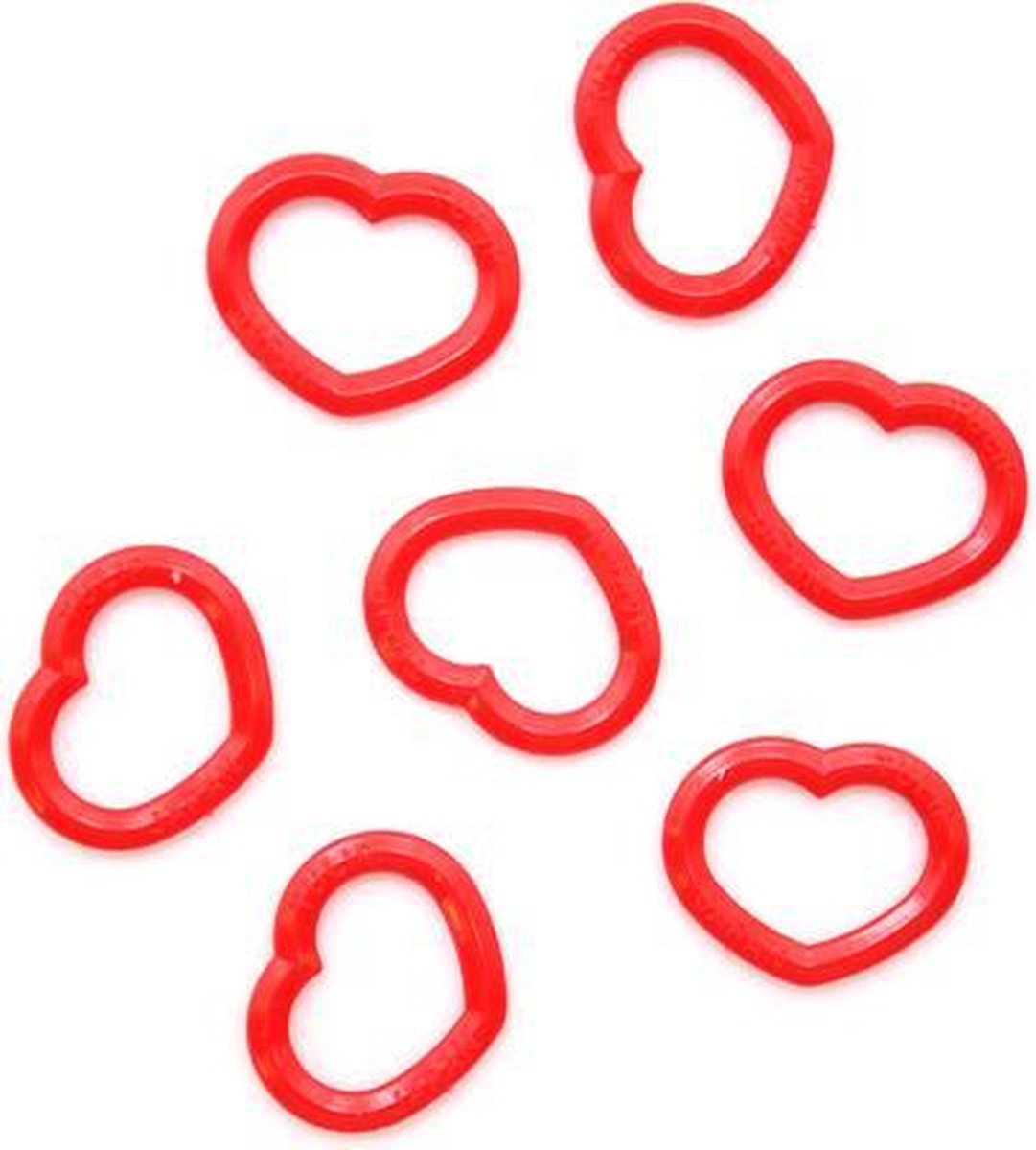   Markeerringen Hart Uni 2 Rood M