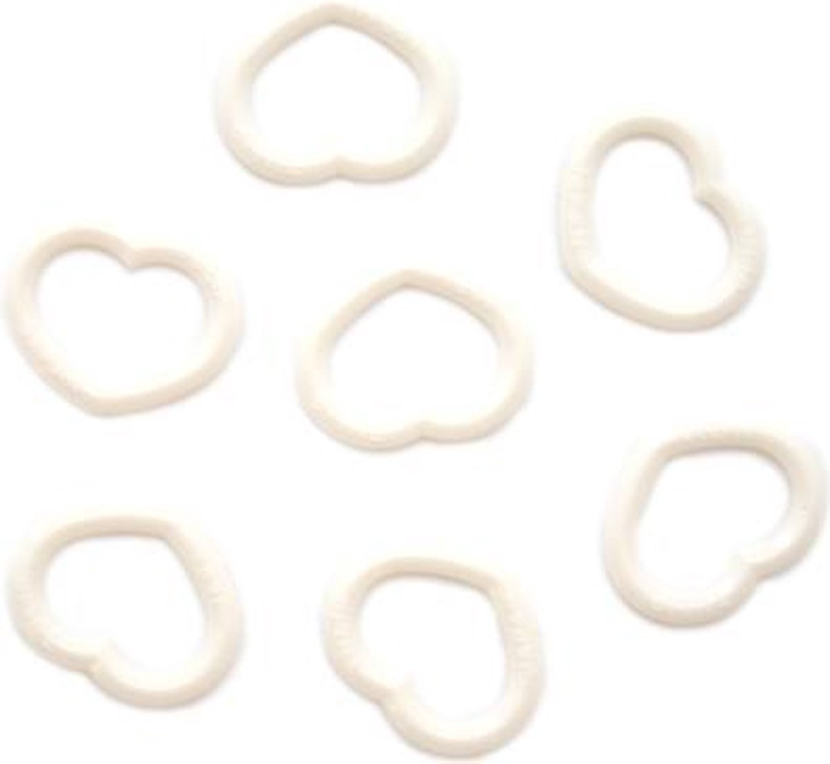   Markeerringen Hart Uni 4 Wit M