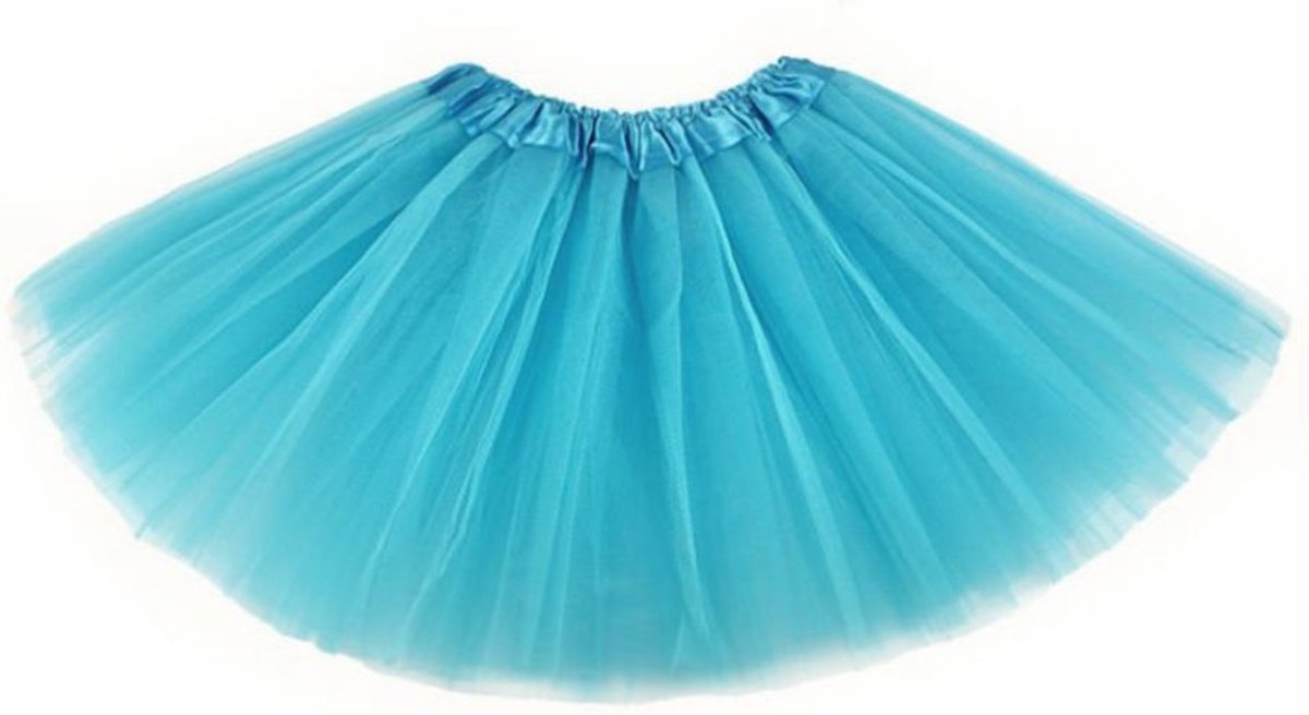 Aqua blauwe tutu