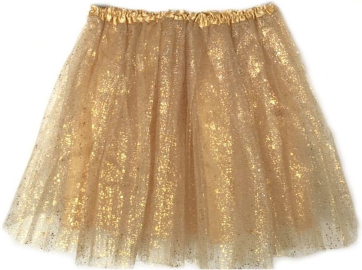 Goud tutu rokje met voering