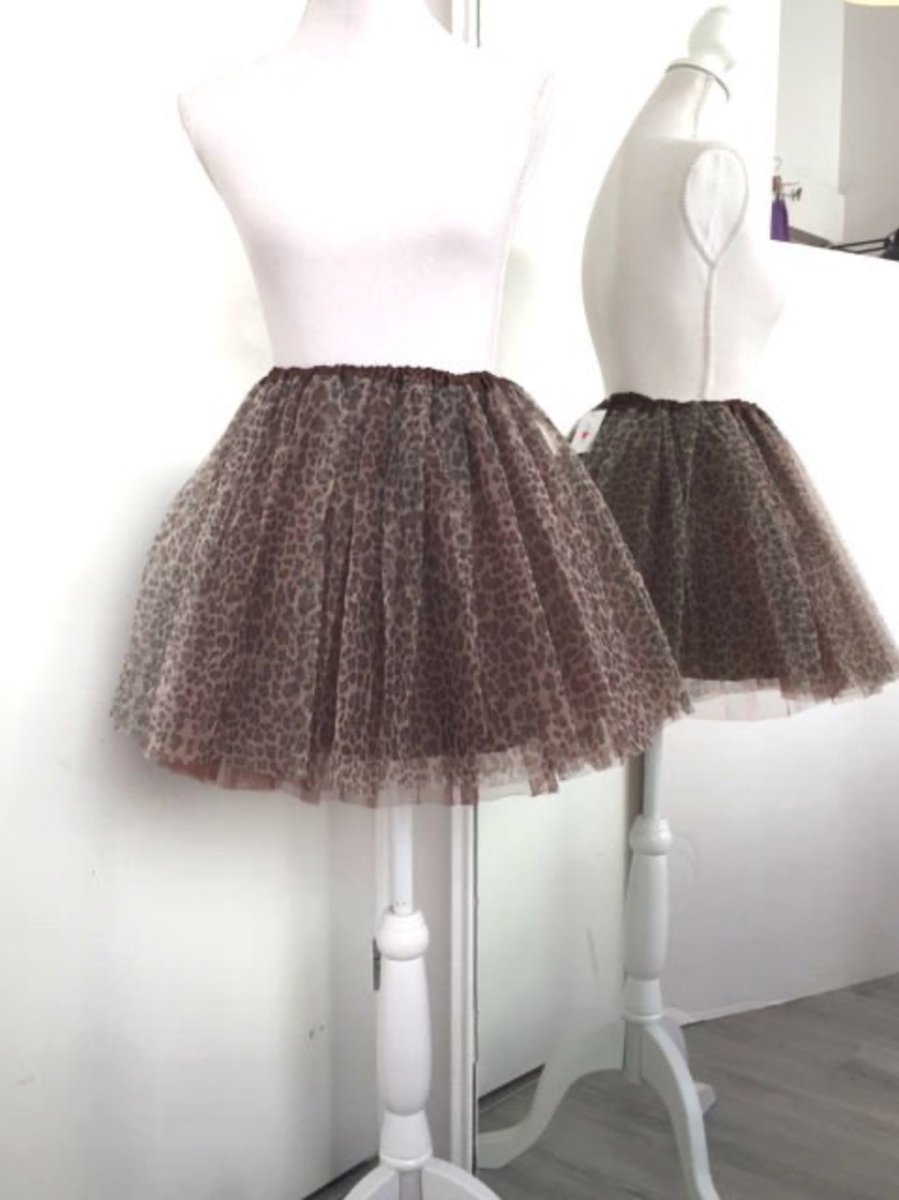 Tutu - Luipaard met voering - 46 cm