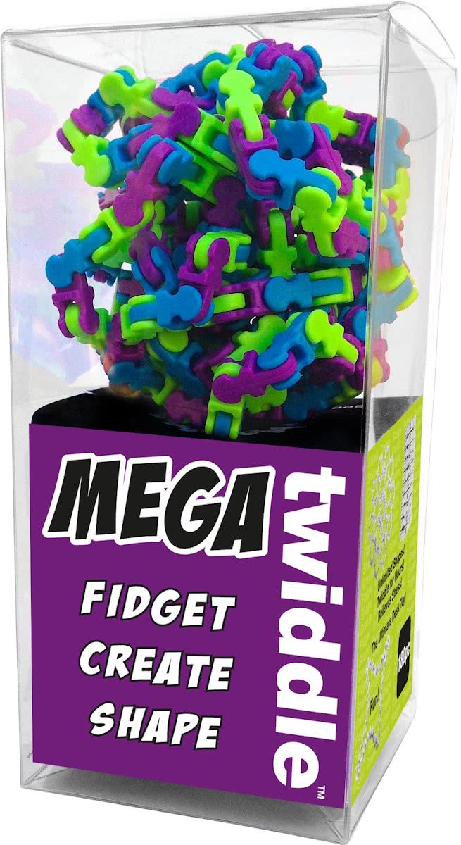 Mega Twiddle - Blauw, Groen en Paars