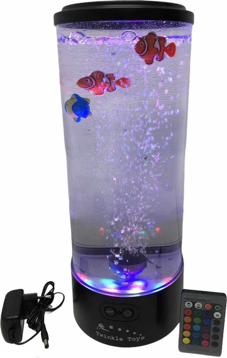Magic Fish Light, vis bubbel water zuil XXL