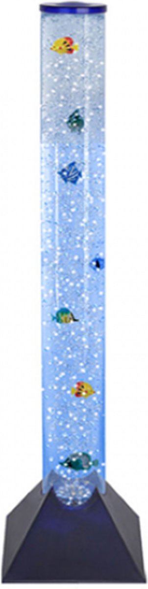 Waterzuil led RGB (met zwemmende vissen)