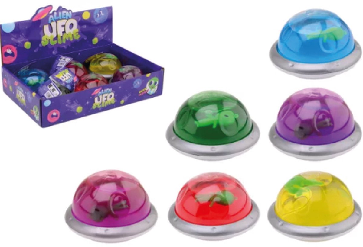 Twisk 6 UFO slime met alien in display 24563.