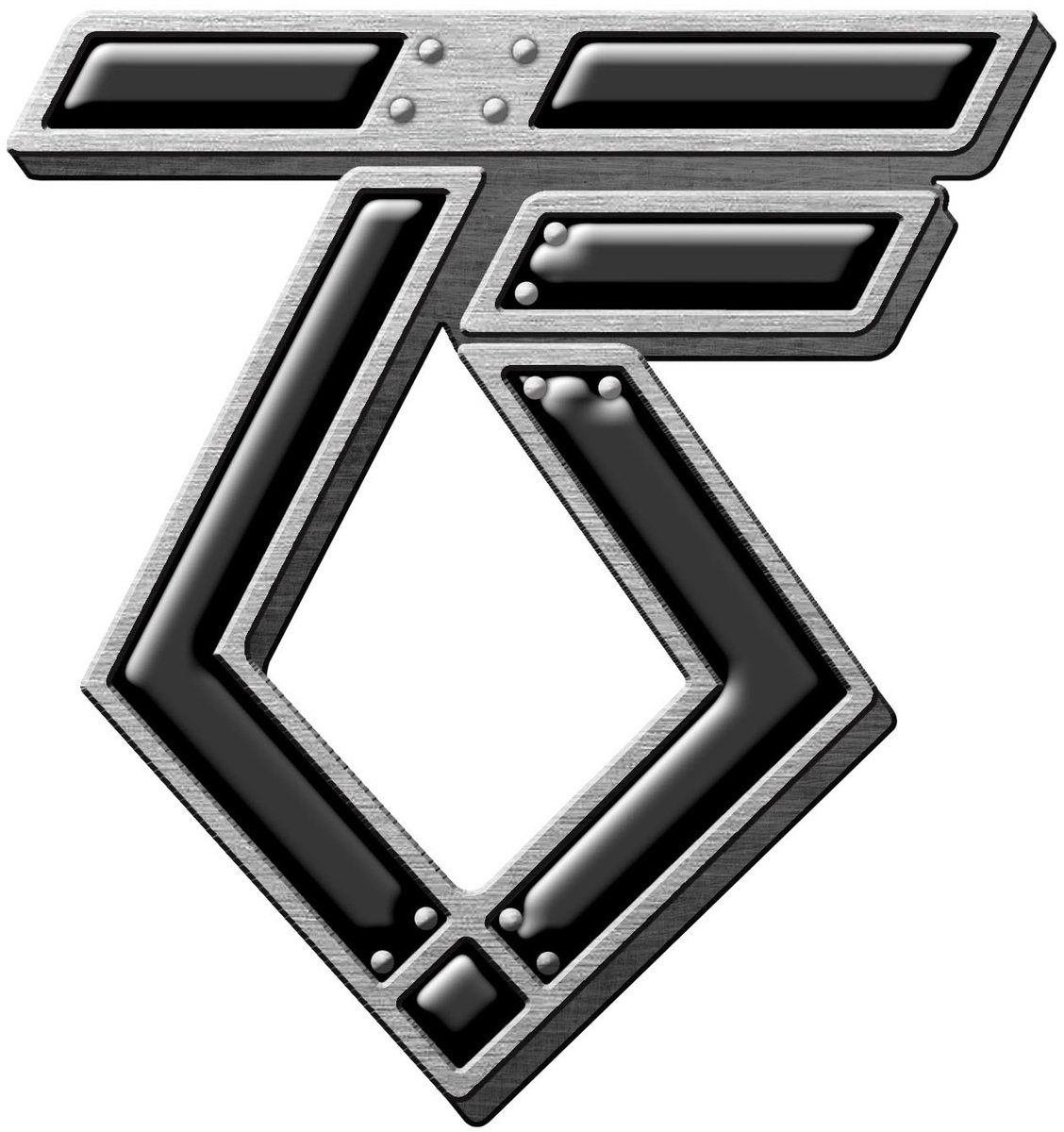 Twisted Sister Logo Unisex Speld - zilverkleurig - Standard